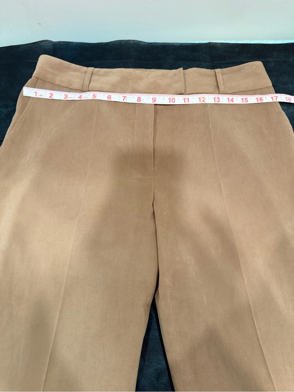 đĽJ McLaughlin Womenâs Classic Dress Pants in Light Brown Size 12 EUCđĽ - Picture 7 of 8